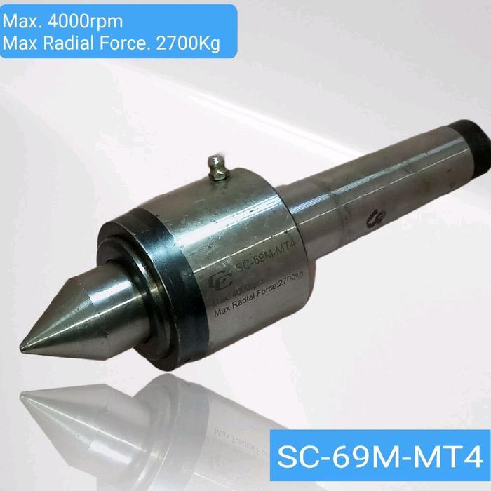 Anti Ribet Live Center CC SC-69M MT.4 Setara Kabuto Japan bubut MT 4 Max Radial 2700Kg bekas mulus B