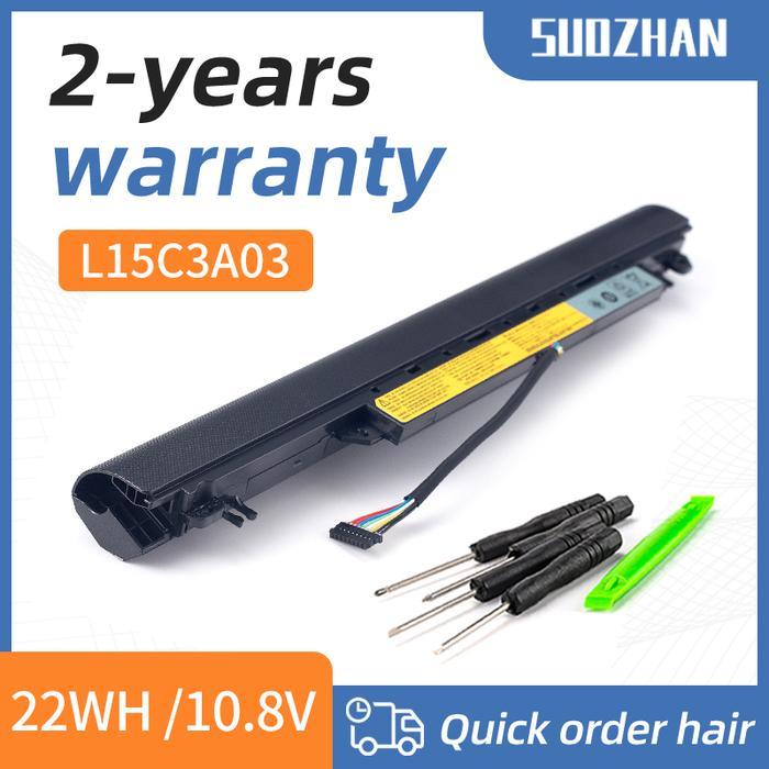 Baterai SUOZHAN New L15L3A03 L15C3A03 Laptop For Lenovo IdeaPad 110-14AST 110-14IBR 110-15ACL 110-15