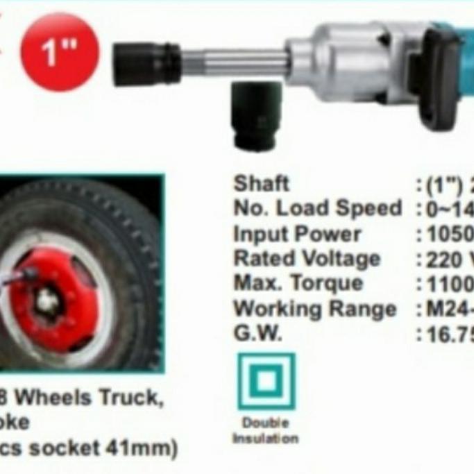 Alat Buka Baut Ban Listrik Impact 1 Inch WIPRO