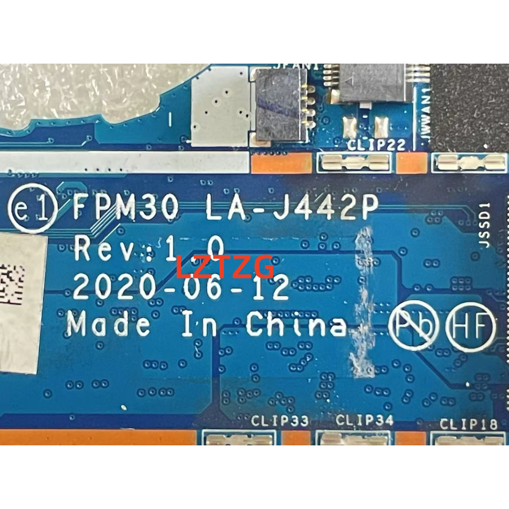 LA-J442P For HP Elitebook X360 1030 1040 G7 Laptop Motherboard I5 I7-10th Gen 8G/16G/32G UMA 100%
