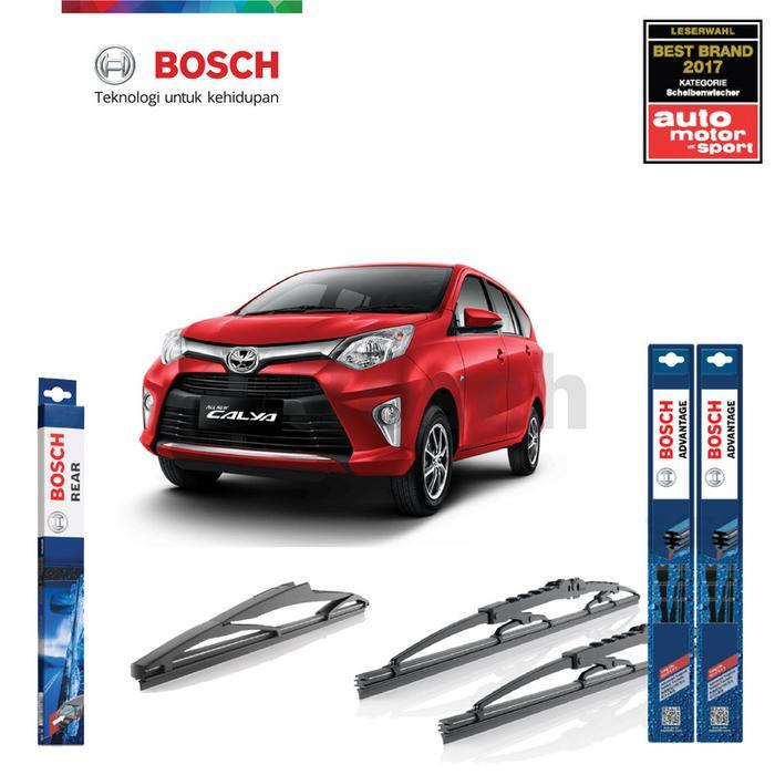WIPER TOYOTA CALYA DEPAN BELAKANG BOSCH ADVANTAGE ORIGINAL QUALITY
