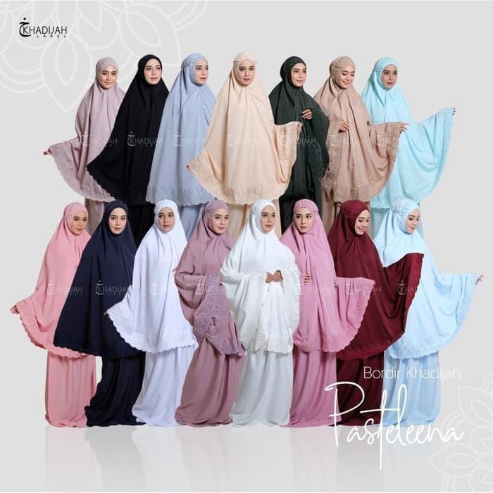 Mukenah Dewasa Siti Khadijah Mukena Khodijah Jumbo Katun Adem Free Tas Pasti Ori