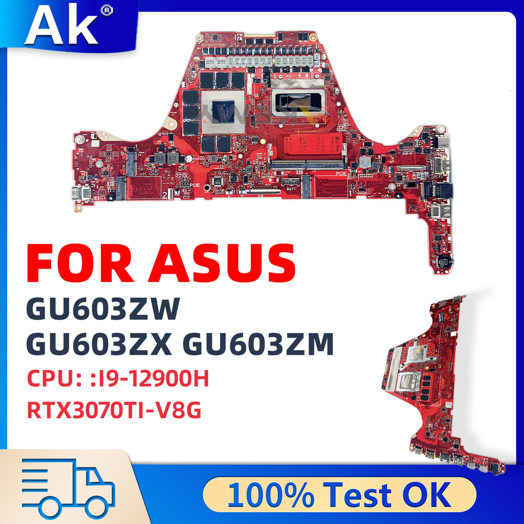 GU603Z Laptop Motherboard For ASUS ROG Zephyrus GU603ZW GU603ZX GU603ZM Mainboard i7 i9 RTX3060