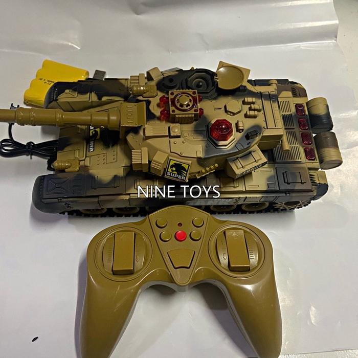 Rc Tank Remote Control Tank Millitary Army Tank War Tank Besar Mainan Mobil Remote