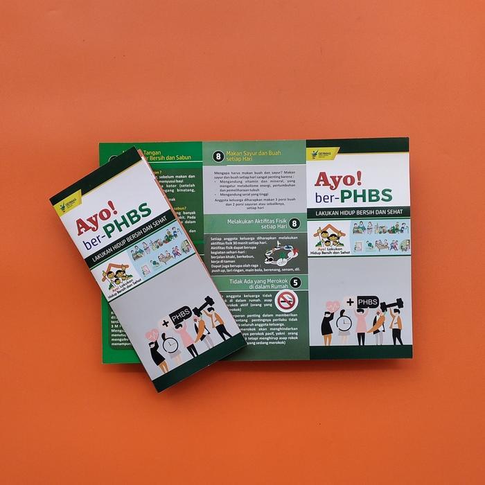 Leaflet PHBS - Brosur Kesehatan Perilaku Hidup Bersih dan Sehat - PHBS Rumah Tangga