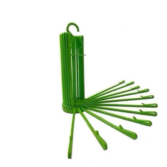 Tabitha Folding Hanger Jemuran Plastik Putar Gantungan Lipat Pakaian Baju Bayi Kaos Kaki 30 35