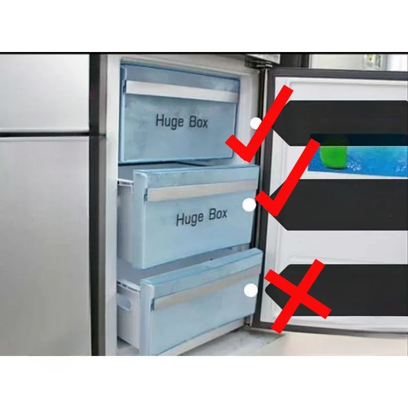 refrigerator accessories refrigerator freezer drawer box front cover handle 5972 for HAIER