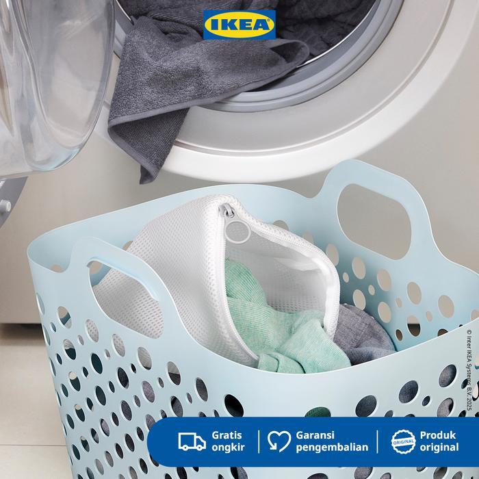 [] IKEA SLIBB Tas Laundry / Cucian Putih/Abu