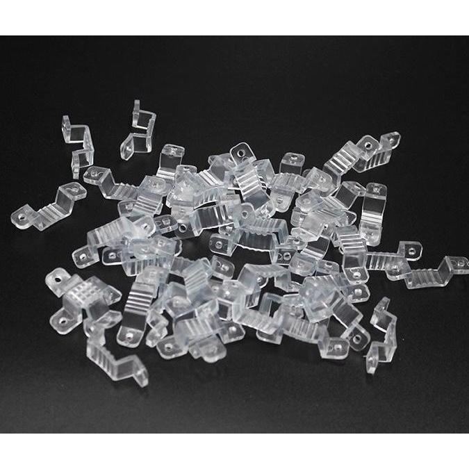 "New" Klem Kabel LED Strip Transparan /Klem lampu LED Strip Bening 5050/2835