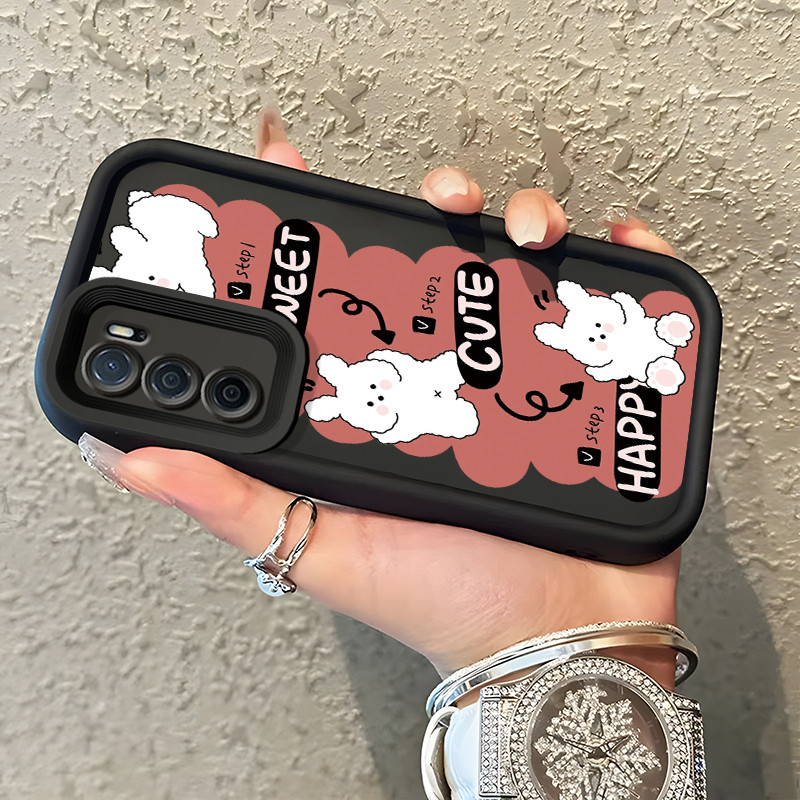Casing Hp OPPO A16 OPPO A16s OPPO A54s Case Kelinci kreatif yang lucu Kasing silikon Cesing murah Ke