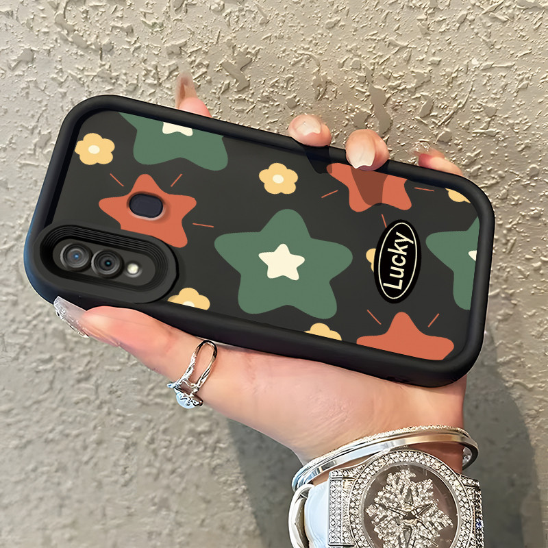 Casing Hp Samsung Galaxy A30 A20 M10s Case Chubby Cartoon Star Kasing silikon Cesing murah Original 
