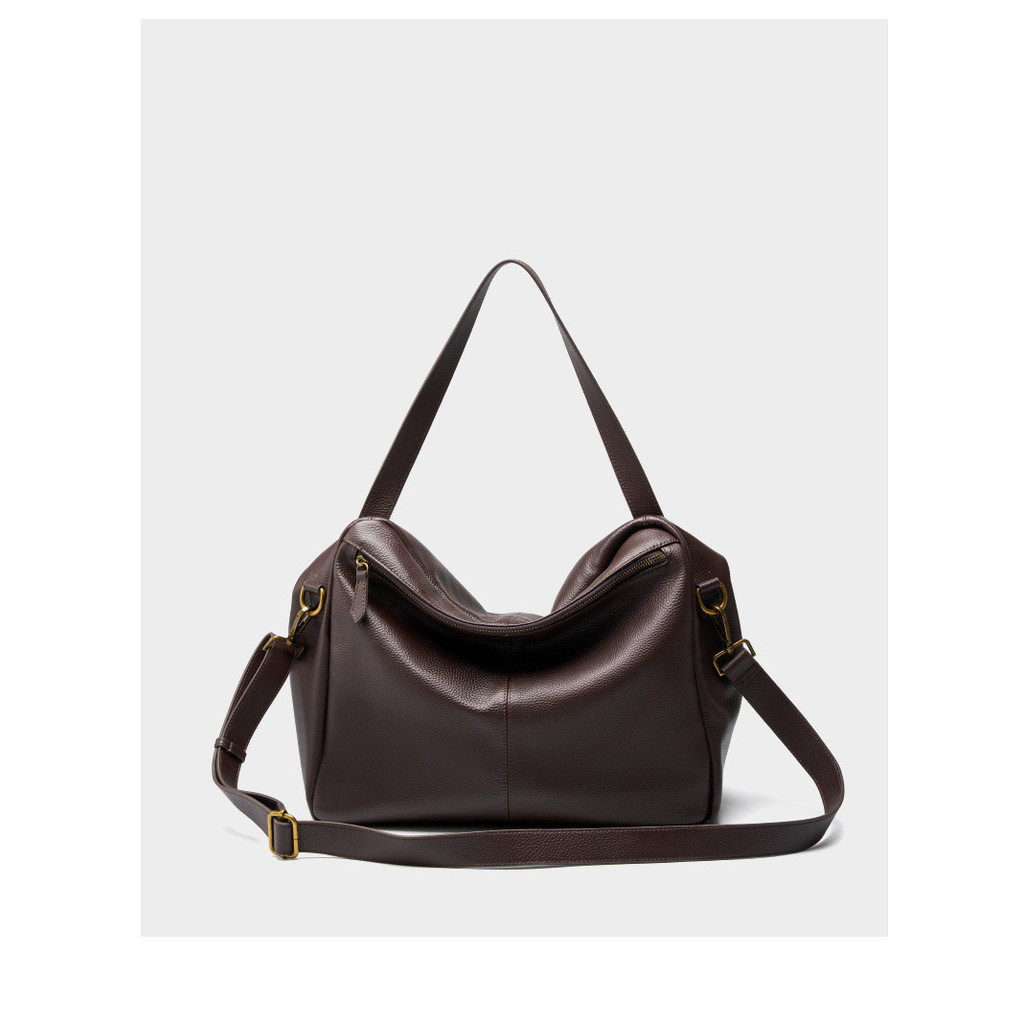 Luxury Full Grain Leather Shoulder Bag Crossbody Messenger bag Large Capacity Classic Design