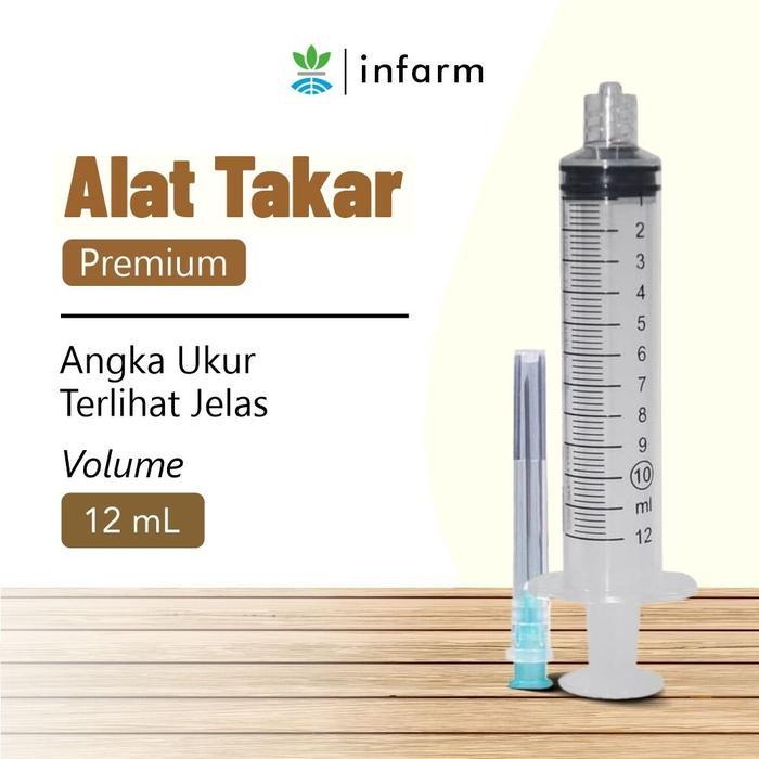 INFARM - Takar Nutrisi 10 ml Alat Takar Nutrisi Tanaman Angka Ukur Jelas Volime 12 ml Alat Takar