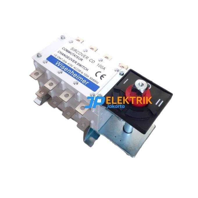 Change Over Switch 4 Pole 100A COS Manual Ohm Saklar 100 Ampere