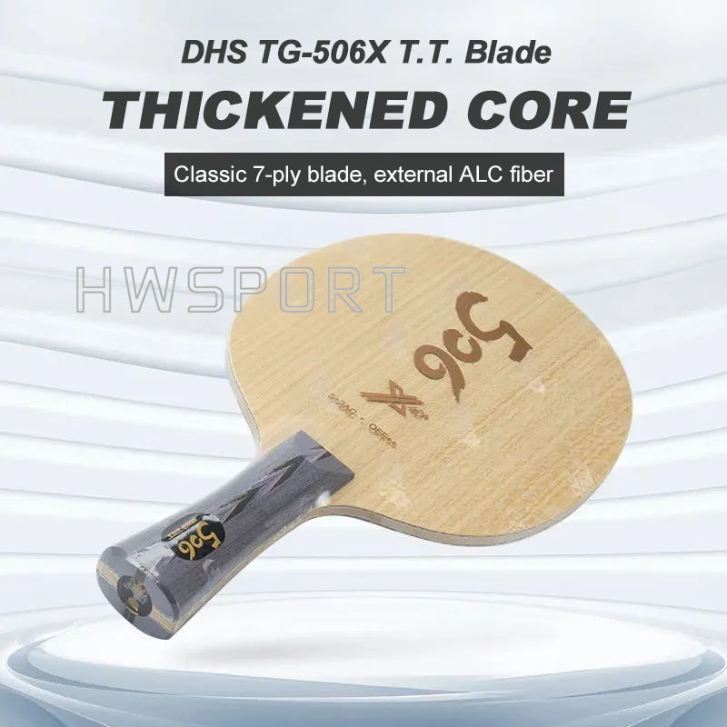 DHS TG 506X Table Tennis Blade Professional Offensive Thickened Pith Ping Pong Blade with Original B