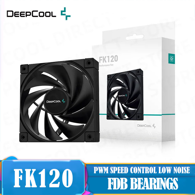 DeepCool FK120 Case Fan 120mm CPU Cooler Fan Speed PWM Control in Liquid Cooler System Heat Sink Ven