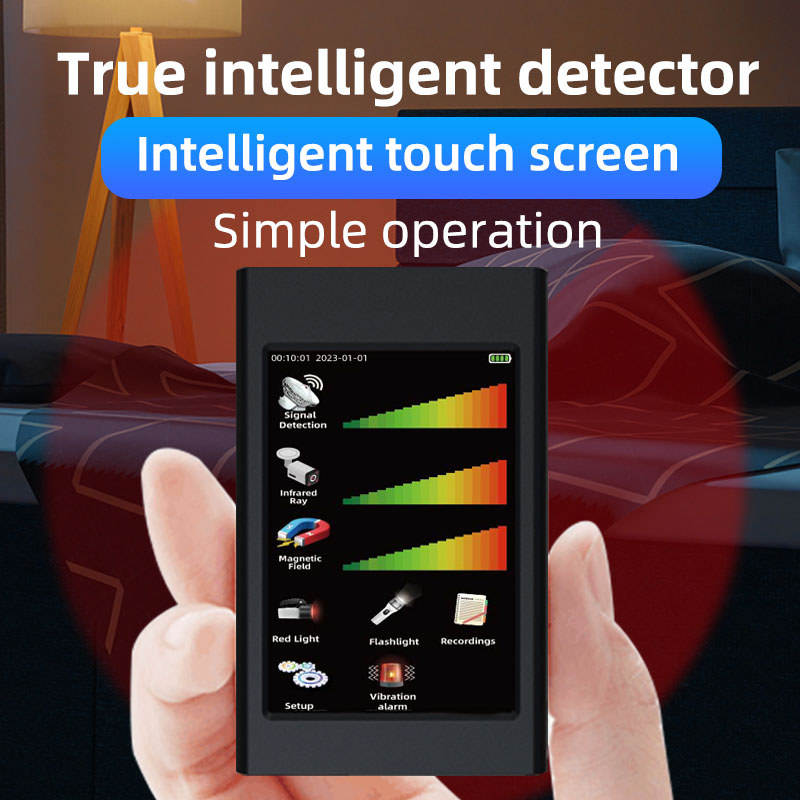 NEW Hidden Camera Detector LCD Spy Gadgets Wiretapping Bug Mini Radar Detector Spy Camera GPS GSM