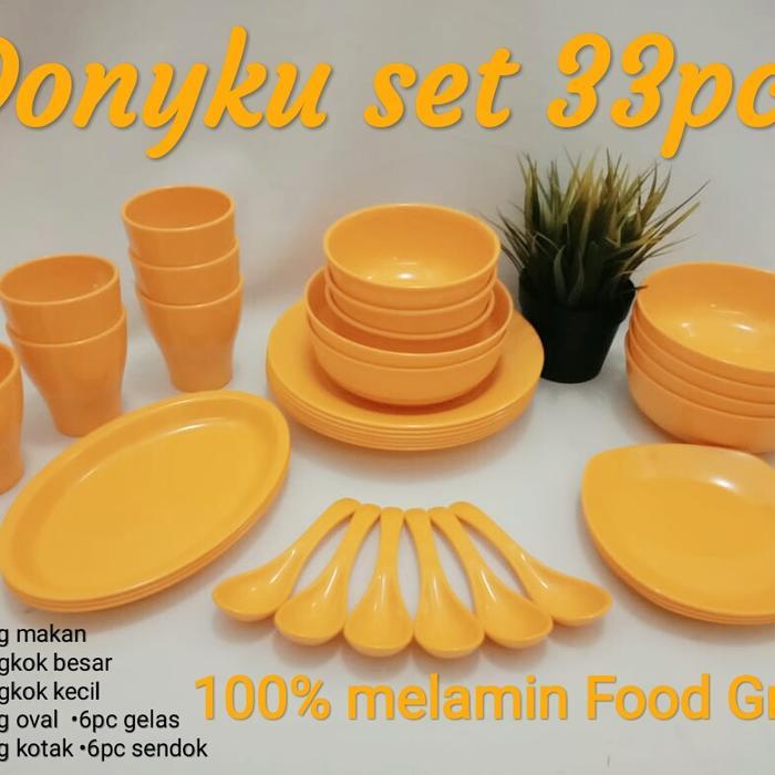 Melamin set donyku 33 pcs