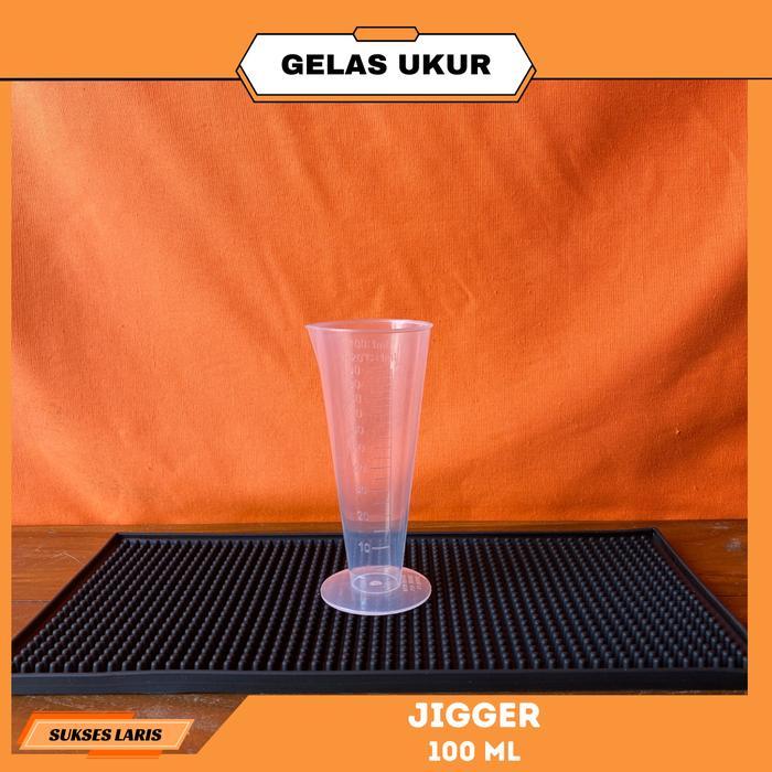 GELAS UKUR 100 ML / GELAS TAKAR / JIGGER PLASTIK