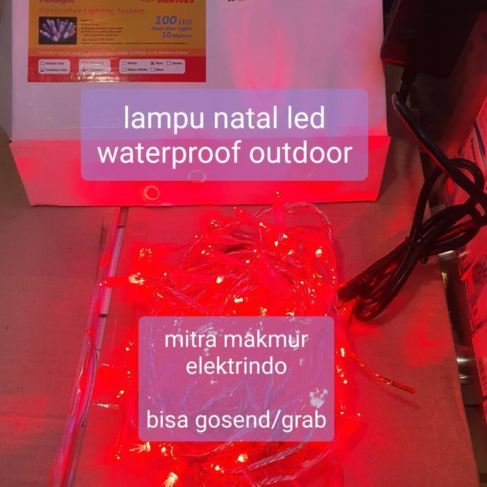 Lampu Natal Outdoor Waterproof / Lampu Dekorasi Outdoor Warna Colour