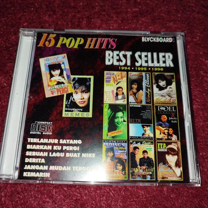 CD 15 Pop Hits Best Seller 94,95,96