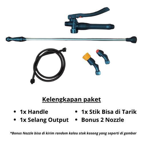 Paket lengkap set alat semprot sprayer Stik + Selang + Nozzle sprayer - Tinggal pakai DGW CBA