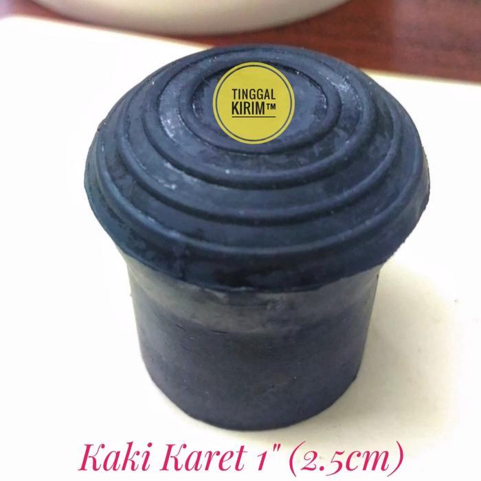 Karet Kaki Kursi 1" inch Hitam