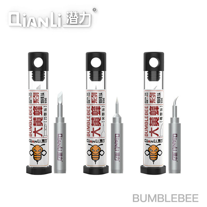 PROMO   Qianli Tool 936 Universal Soldering Iron Tips Durable Lead Free K J I Welding Tips for BGA S