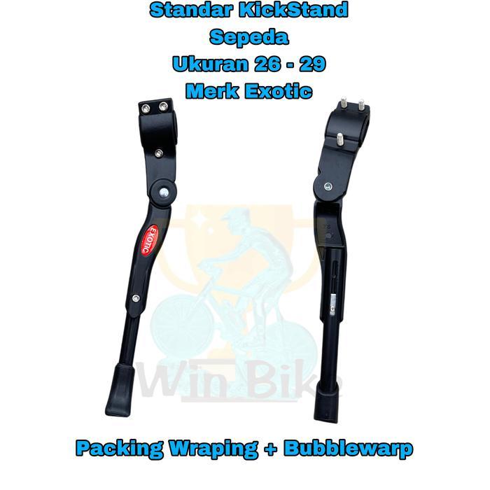SALE Standar Sepeda Jagang Sepeda 26 - 29 Bahan Alloy Exotic KickStand New Free Packing Wraping +