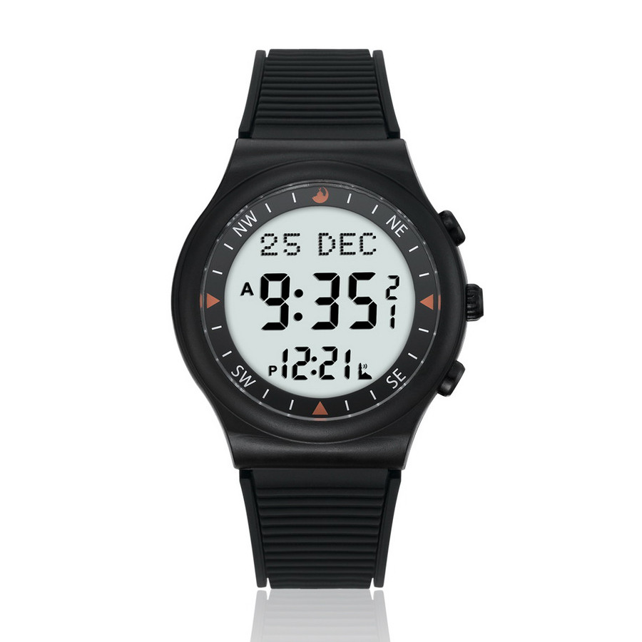 Muslim Prayer Watch with Azan Alarm and Qibla Compass Quality Guarantee Ramadan Gift AL-Harameen