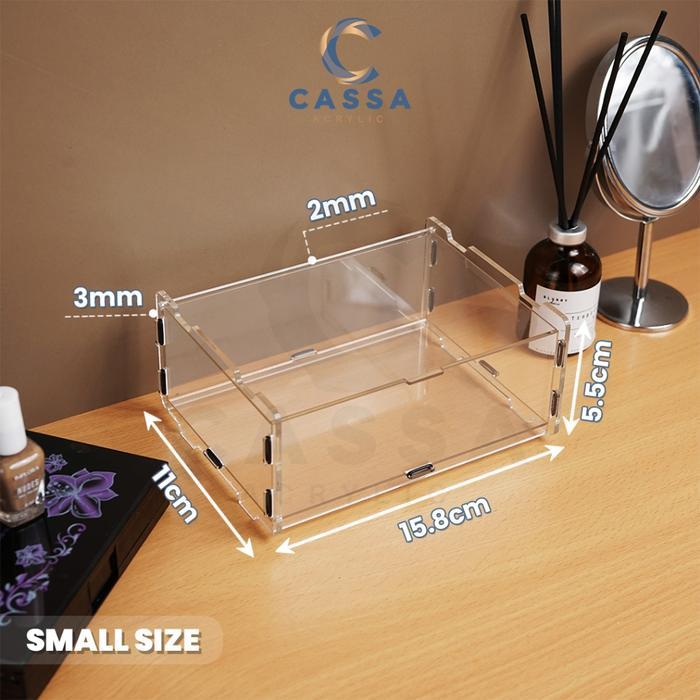 Kotak Kosmetik Akrilik Box Acrylic Make Up Organizer