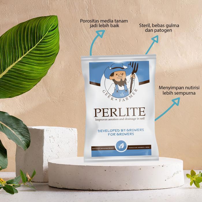 Geek Farmer - Media Tanam Perlite Premium