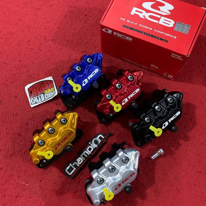 Kaliper Rem Depan Rcb S Series 2 Piston Scoopy Karbu New Scoopy Fi