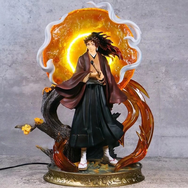 BELI SEKARANG New Demon Slayer Tsugikuni Yoriichi Handmade Action Figures Original Hand-Made Pvc Mod