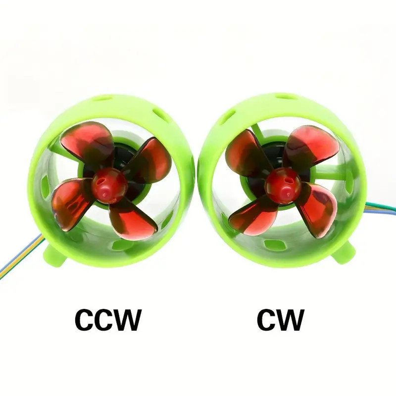 DC 12V-24V 20A Underwater Jet Boat 4 Blade CW CCW Thruster Engine For DIY RC Robot Decoy Nest Boat