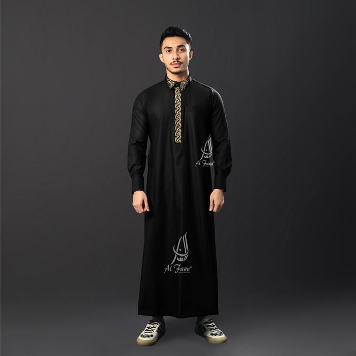 jubah Pria Gamis Slimfit YAMAL Jubbah Gamis pria Mewah Model Terbaru Al faan jubah jubah mewah