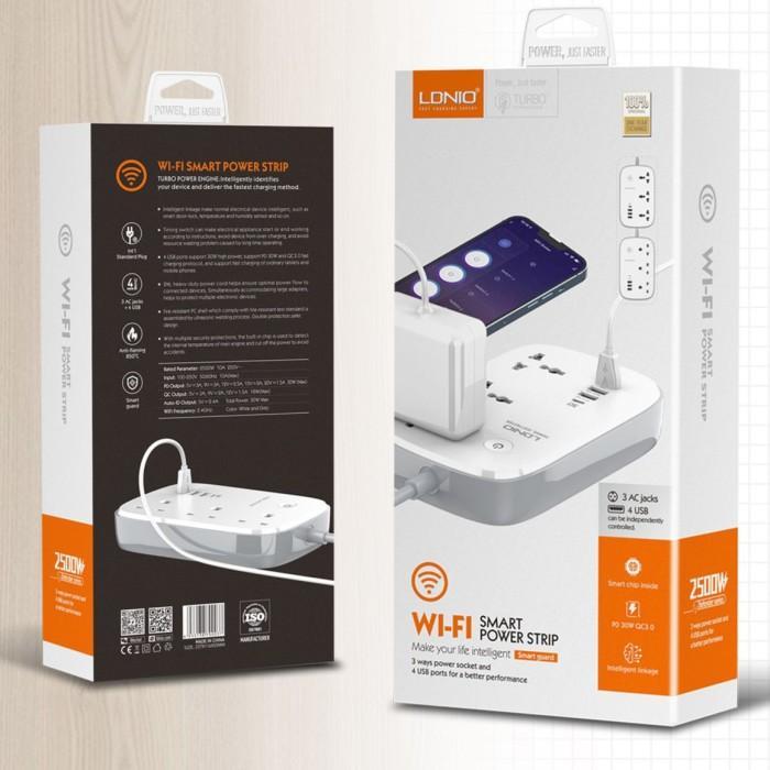 Ldnio Scw3451 Usb Wifi Smart Power Strip Wireless Control Multi Socket