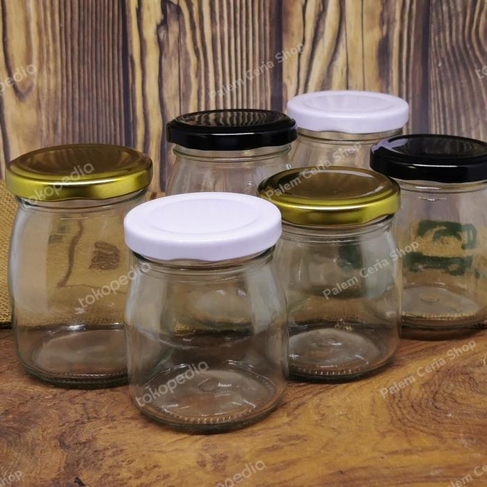 Toples Makanan Kaca Glass Jar Food Grade Baru Import Good Quality