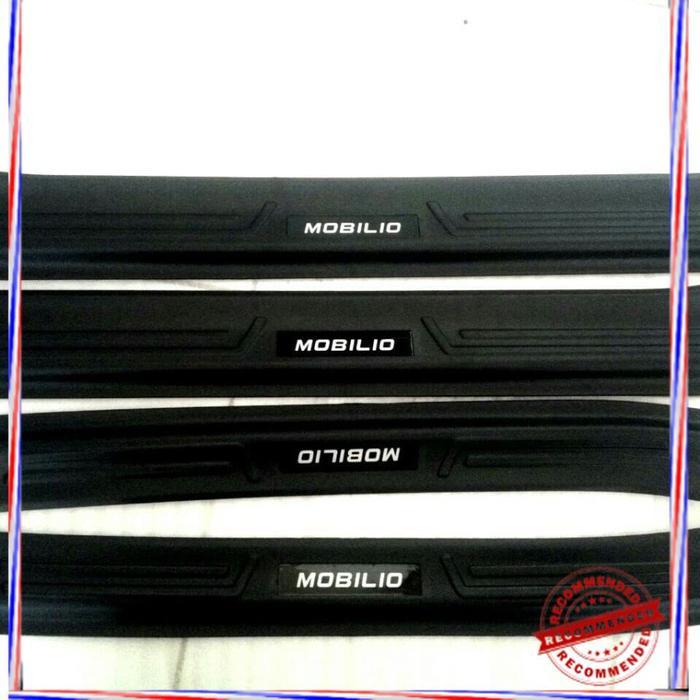 SILLPLATE SAMPING HONDA MOBILIO EMBOS MOBILIO HITAM SILL PLATE MOBILIO Aksesoris Variasi Mobil PROMO