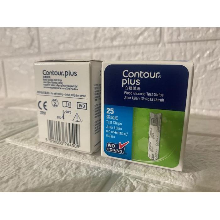 ASCENSIA DIABETES CARE - CONTOUR PLUS STRIP TEST GULA DARAH 50 STRIP