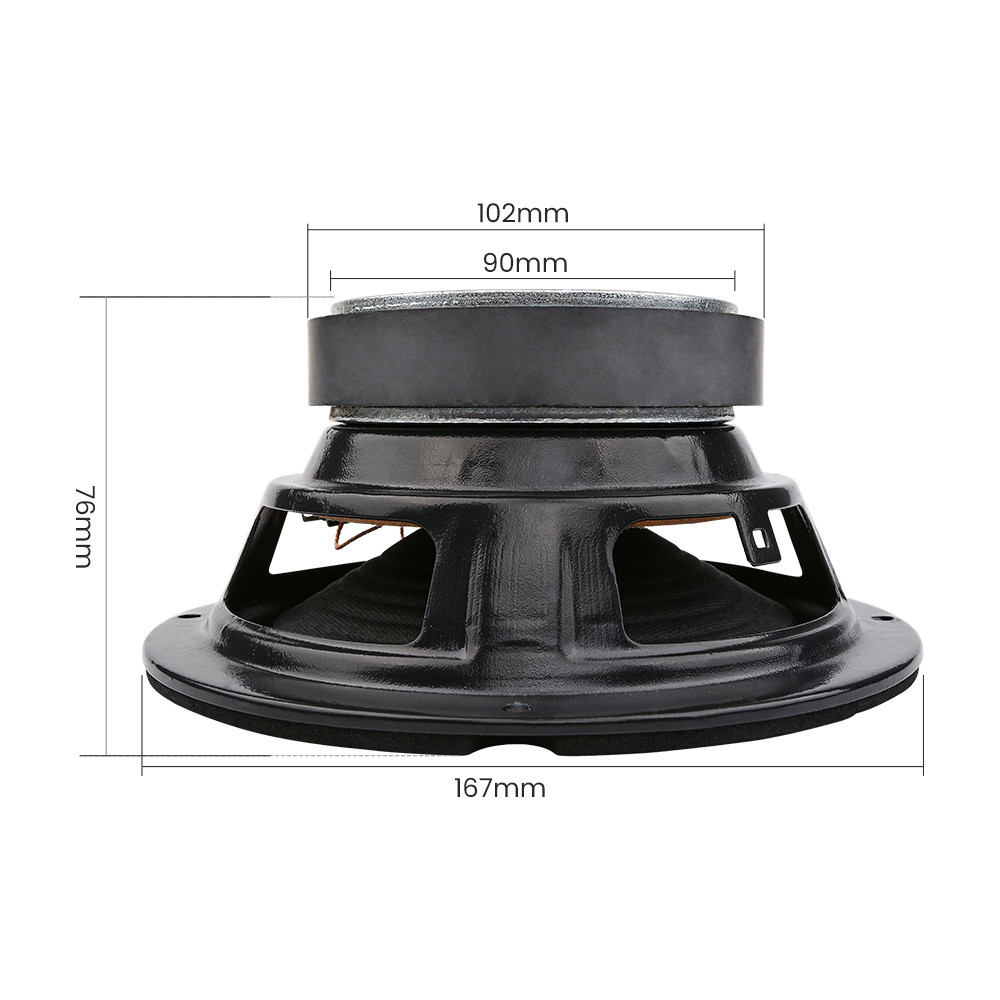 AIYIMA 1Pcs 6.5 Inch Subwoofer Speaker 4 8 Ohm 100W Woofer Speaker Audio Sound Loudspeaker Bass For