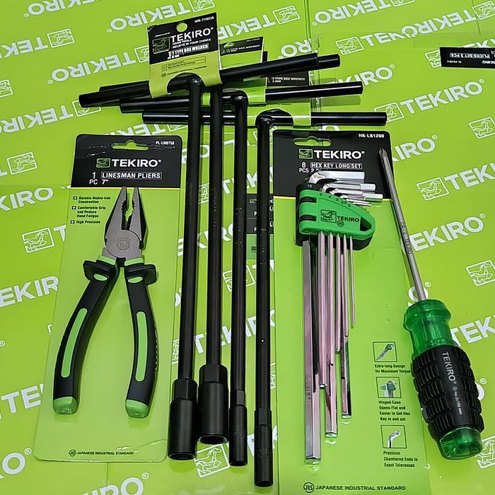 Promo Paket Lengkap / Alat Kunci Motor / Tekiro Kunci Pas Set / Kunci T+Tang+Kunci L+Obeng