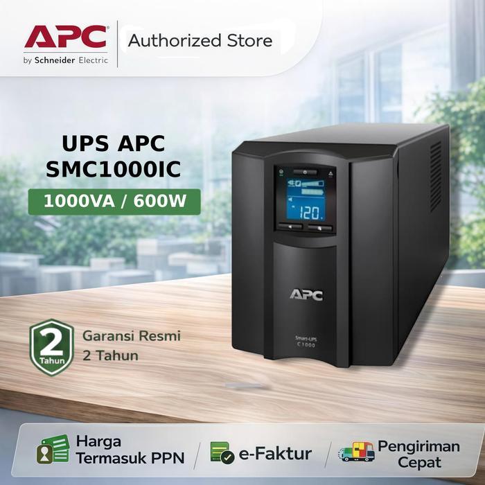 UPS 1000VA APC SMC1000IC SMART-UPS C LCD 230V WITH SMARTCONNECT