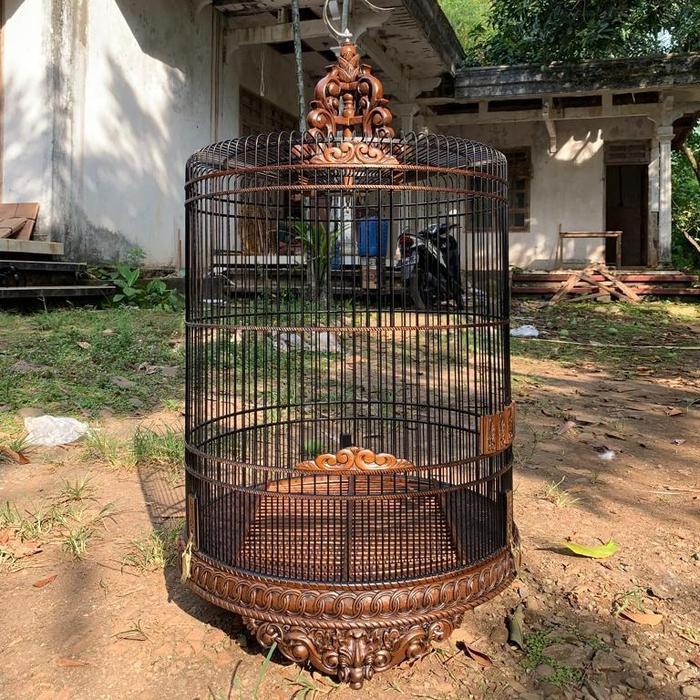 sangkar burung murai ukir, sangkar murai ukiran Jepara,sangkar murai