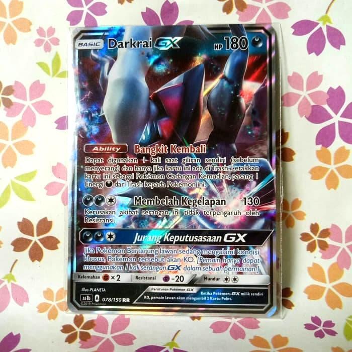 Sale Pokemon Tcg Indonesia Darkrai Gx Rr Foil