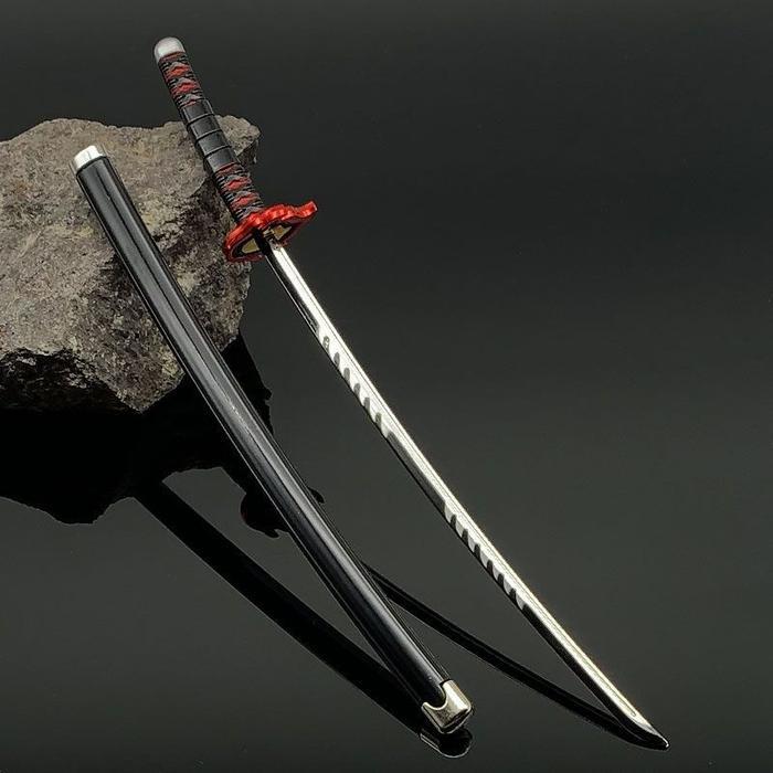 26CM MAINAN PEDANG NICHIRIN TANJIRO KIMETSU NO YAIBA NICHIRIN TANJIRO KIMETSU NO YAIBA RENGOKU