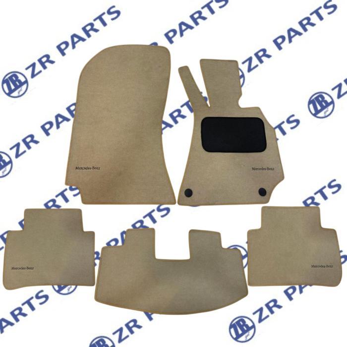 ZR Karpet Interior Mercedes Benz E-Class W212 Beludru Beige Model Ori