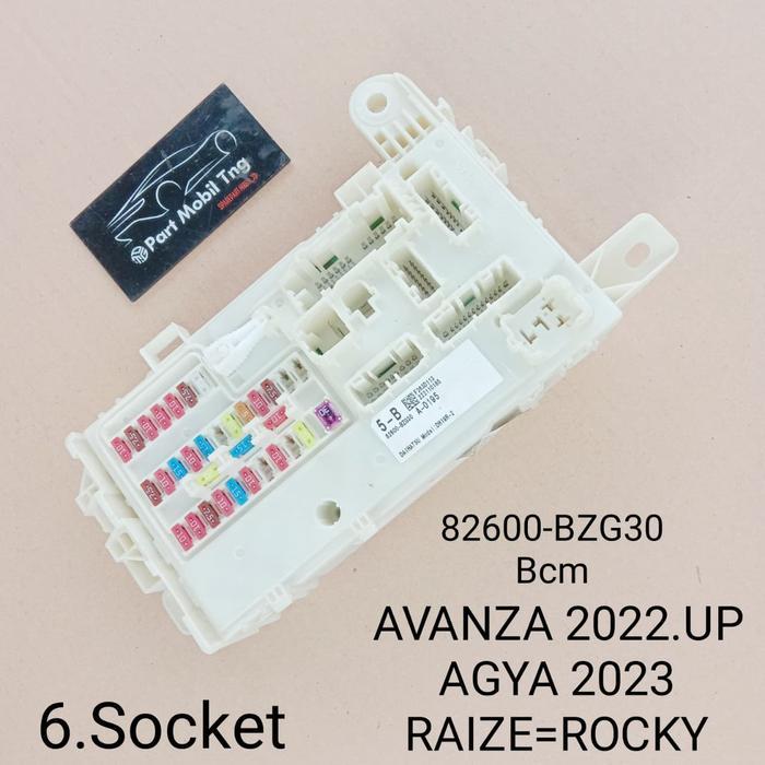 Bcm Box Bok Sikering Sikring Toyota Avanza Xenia Agya Raize Rocky 2023-UP 82600 - BZG40 / BZG21 /
