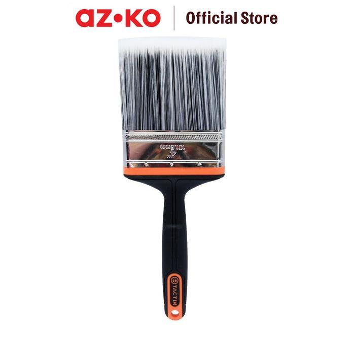 Azko Tactix Kuas Cat Polyester 10 Cm Brush Wall Paint Polyester Alat Cat Dinding Kuas Tembok