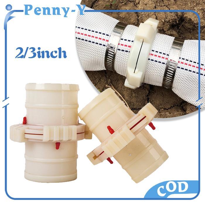 Sambungan Selang Spiral 2/3 Inch Sambungan Selang Drip Plastik Sambungan Selang Irigasi